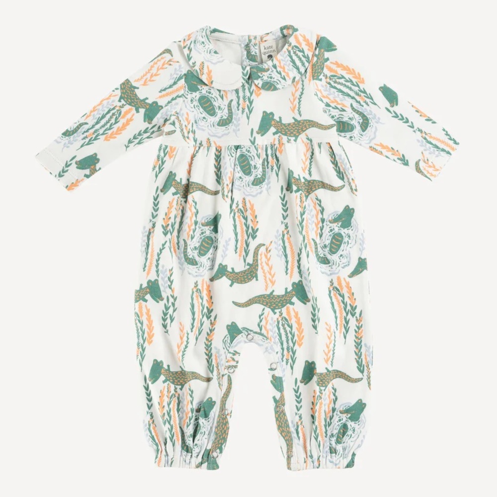 Kate Quinn crocodile jumpsuit